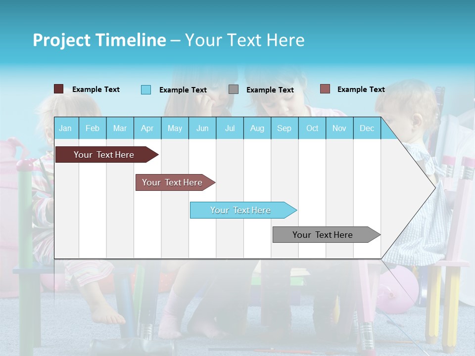 Human Preschooler Children PowerPoint Template