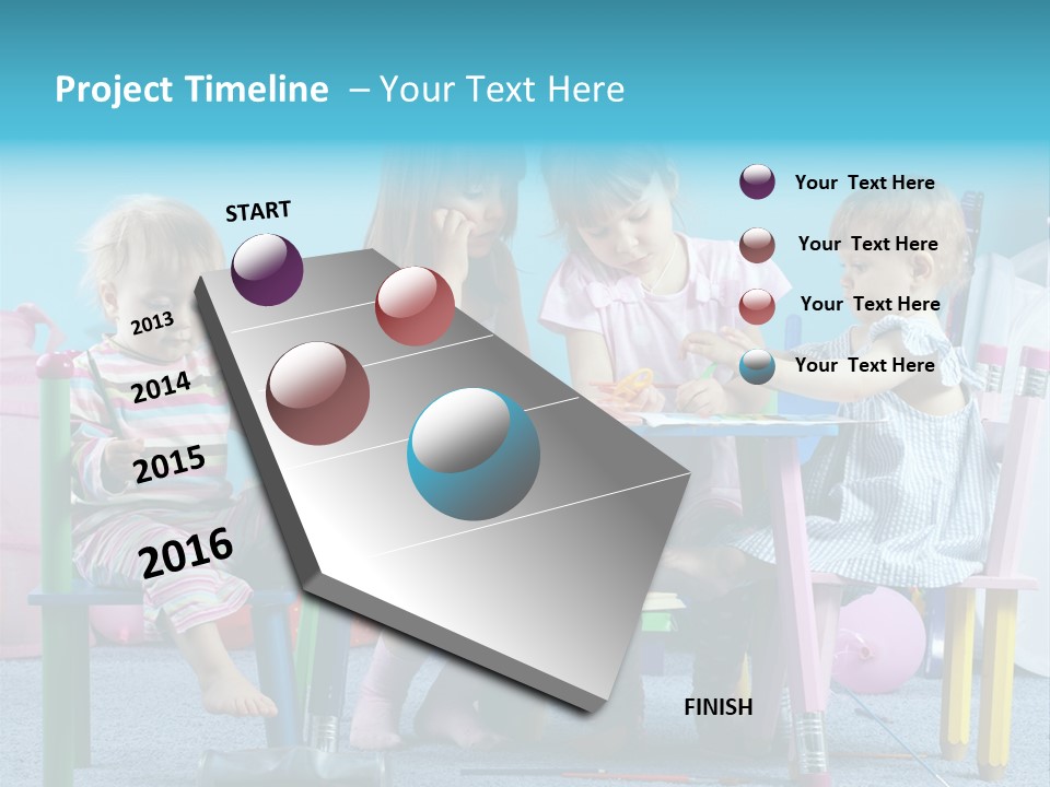 Human Preschooler Children PowerPoint Template