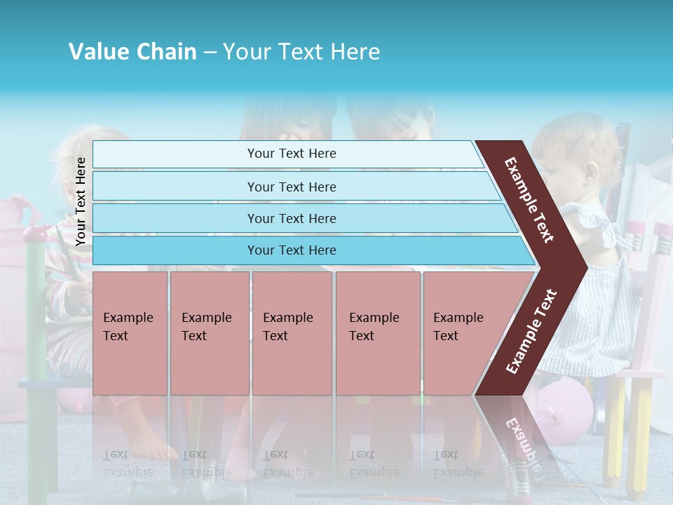 Human Preschooler Children PowerPoint Template