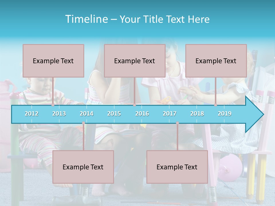 Human Preschooler Children PowerPoint Template