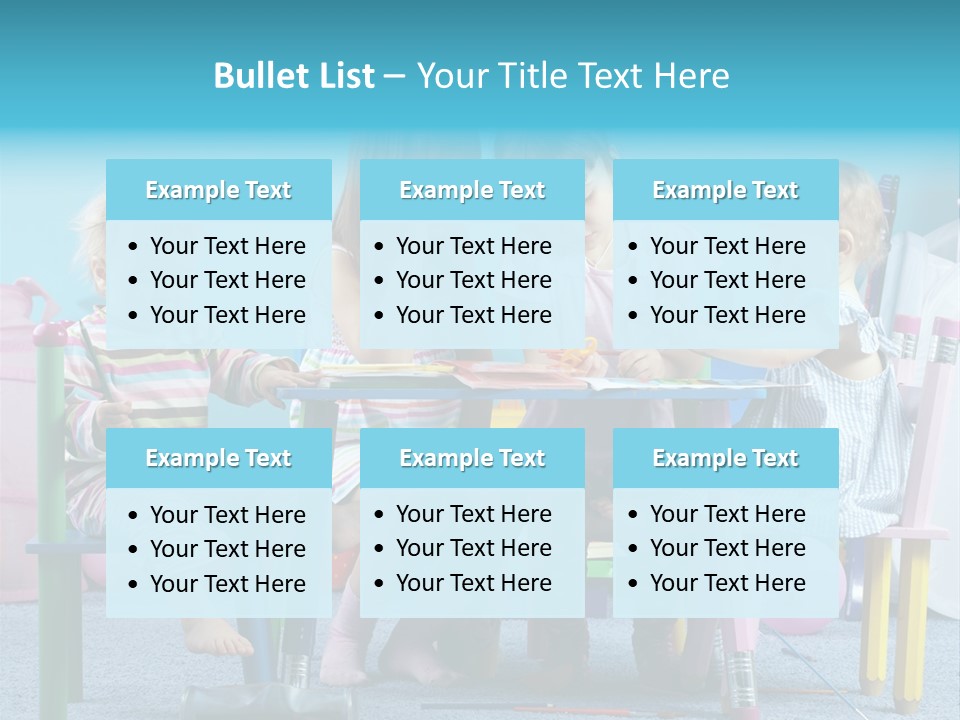 Human Preschooler Children PowerPoint Template