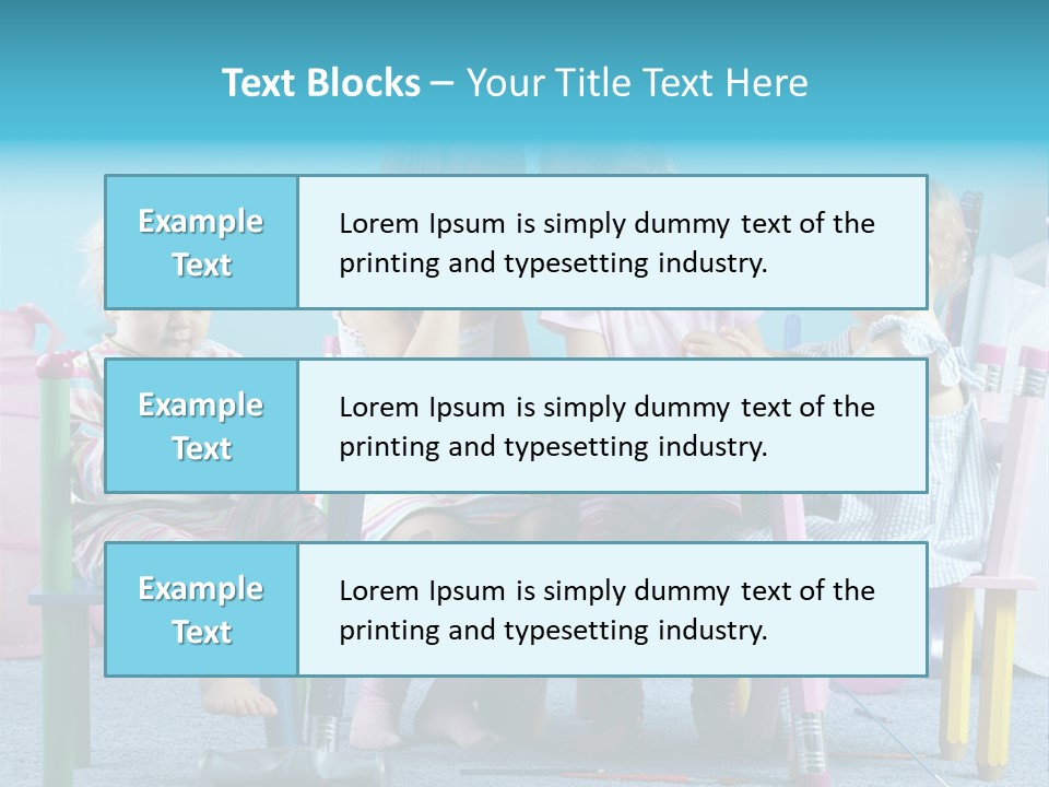 Human Preschooler Children PowerPoint Template