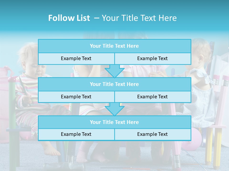 Human Preschooler Children PowerPoint Template