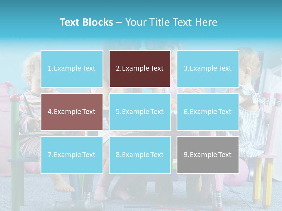 Human Preschooler Children PowerPoint Template