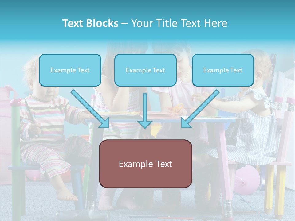 Human Preschooler Children PowerPoint Template