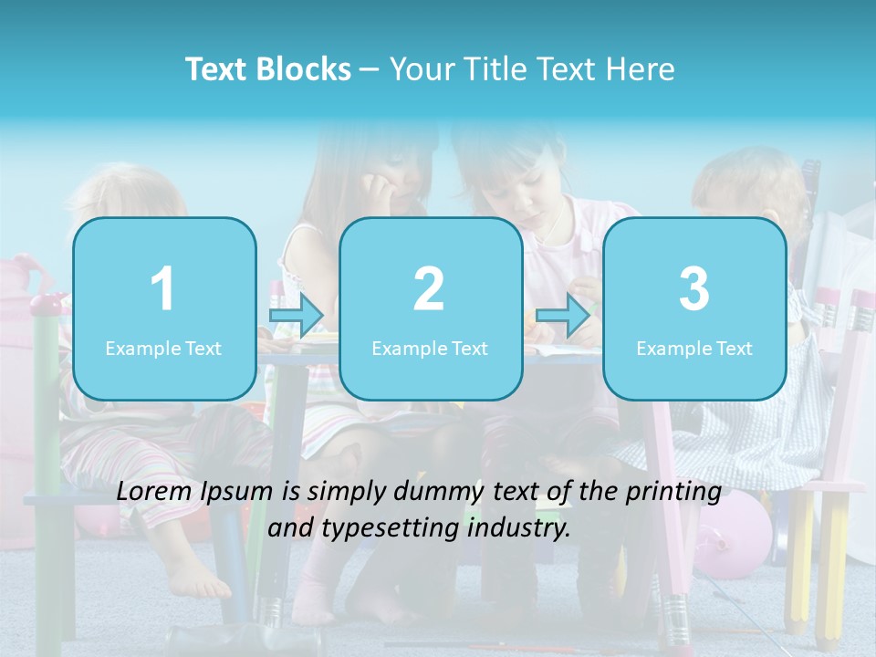 Human Preschooler Children PowerPoint Template