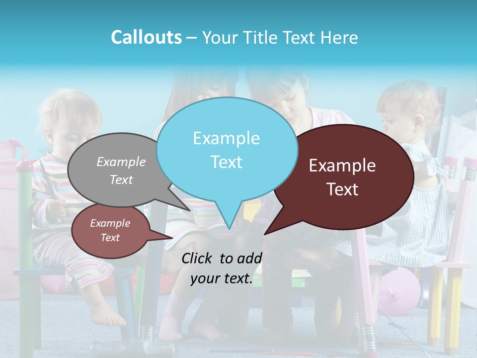 Human Preschooler Children PowerPoint Template