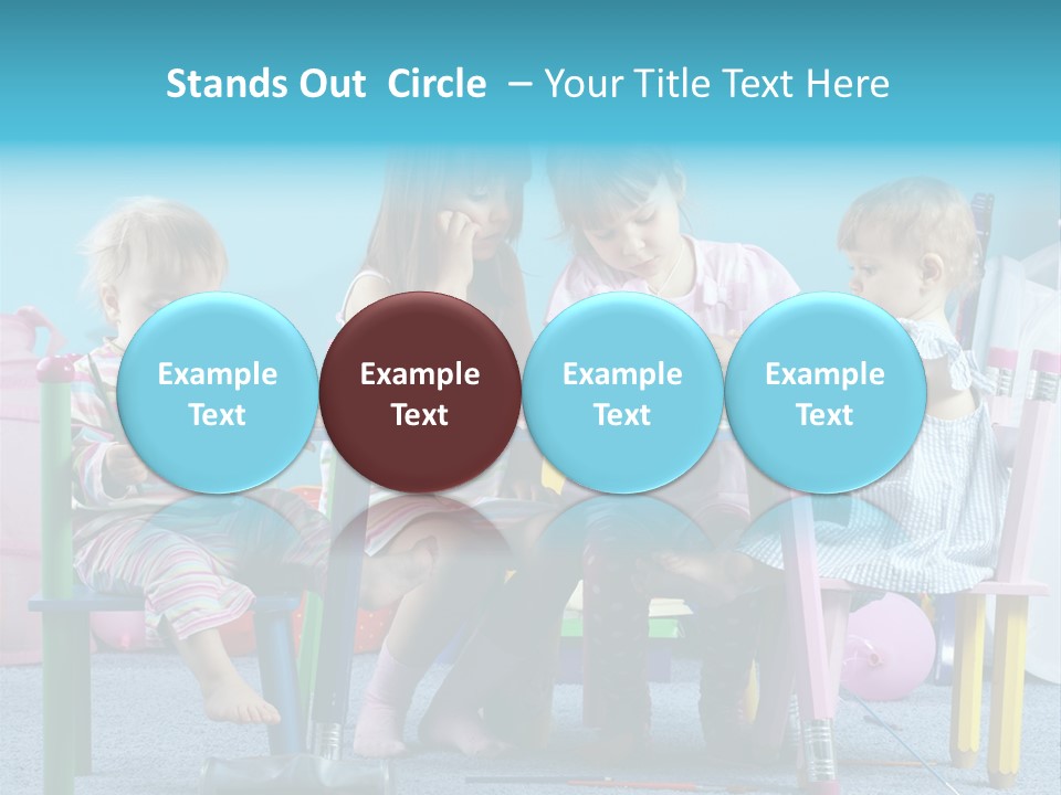 Human Preschooler Children PowerPoint Template