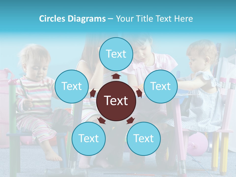 Human Preschooler Children PowerPoint Template