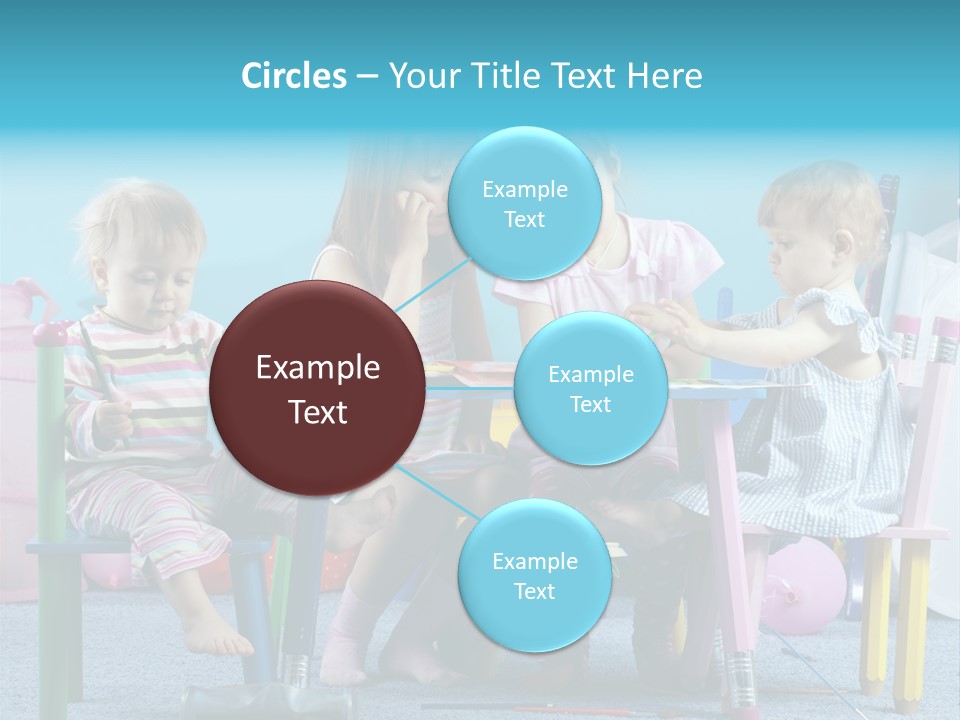 Human Preschooler Children PowerPoint Template