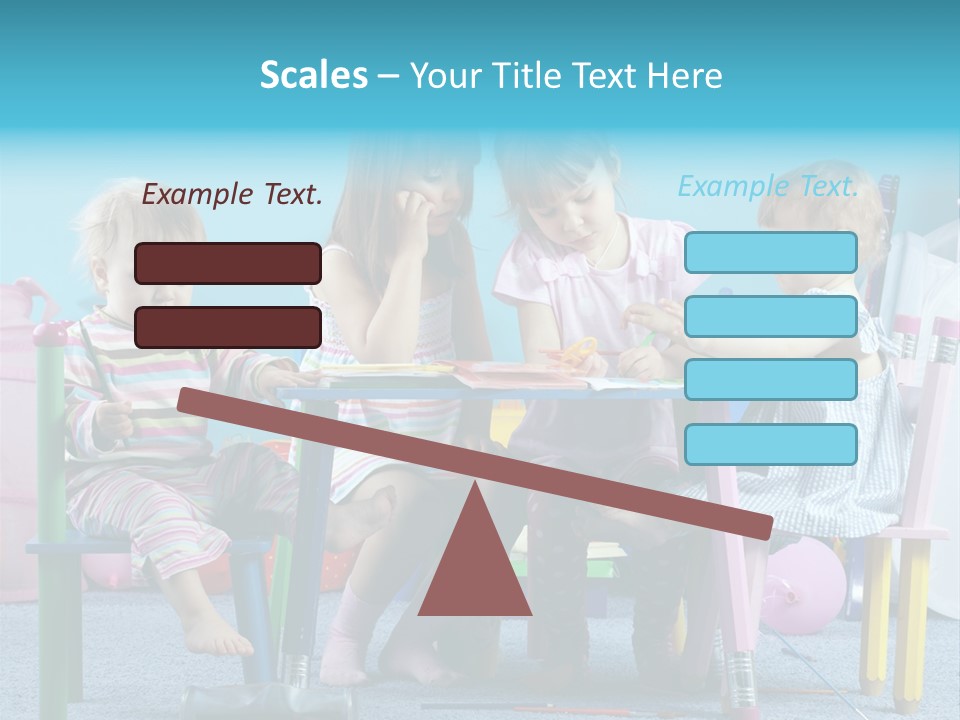 Human Preschooler Children PowerPoint Template