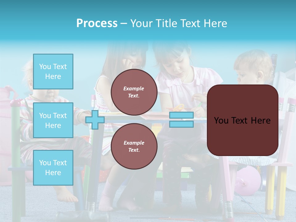 Human Preschooler Children PowerPoint Template