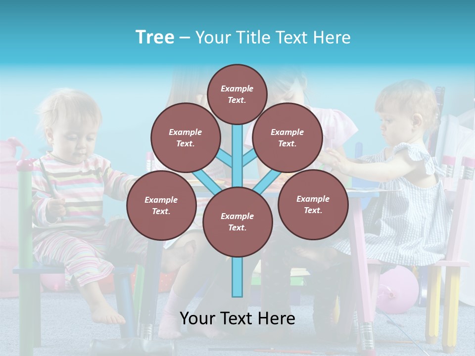 Human Preschooler Children PowerPoint Template