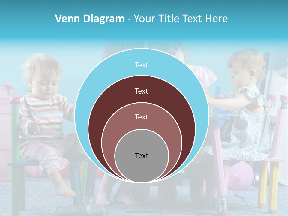 Human Preschooler Children PowerPoint Template