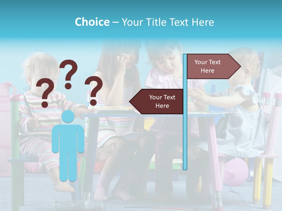 Human Preschooler Children PowerPoint Template