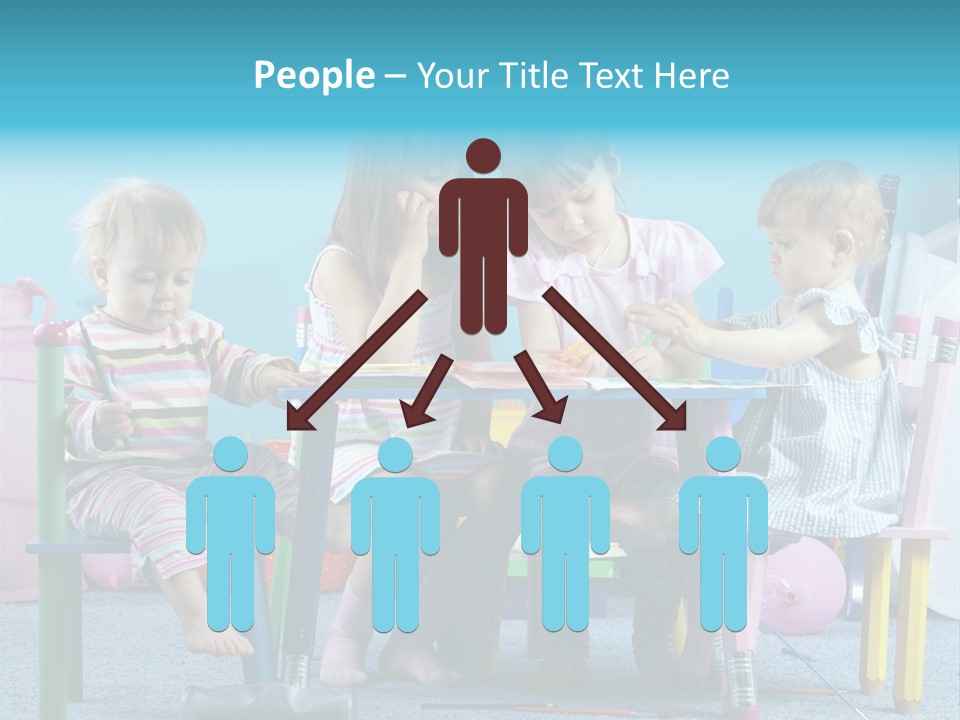Human Preschooler Children PowerPoint Template
