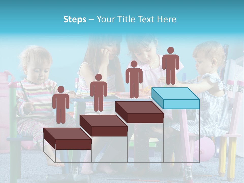 Human Preschooler Children PowerPoint Template