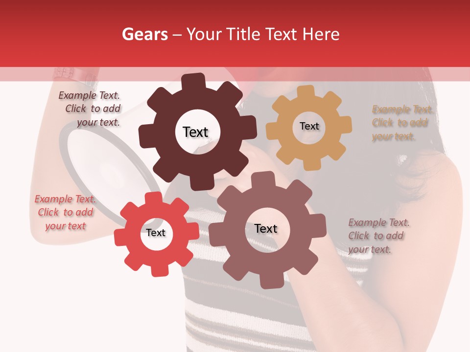 Worker Top African PowerPoint Template