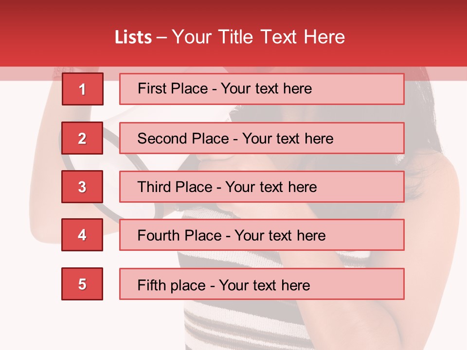 Worker Top African PowerPoint Template