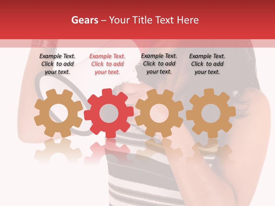 Worker Top African PowerPoint Template