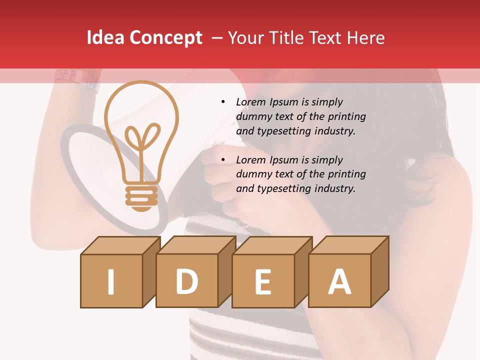 Worker Top African PowerPoint Template