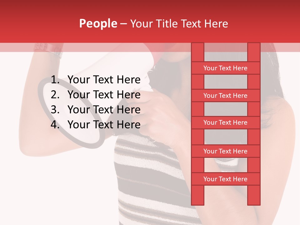 Worker Top African PowerPoint Template