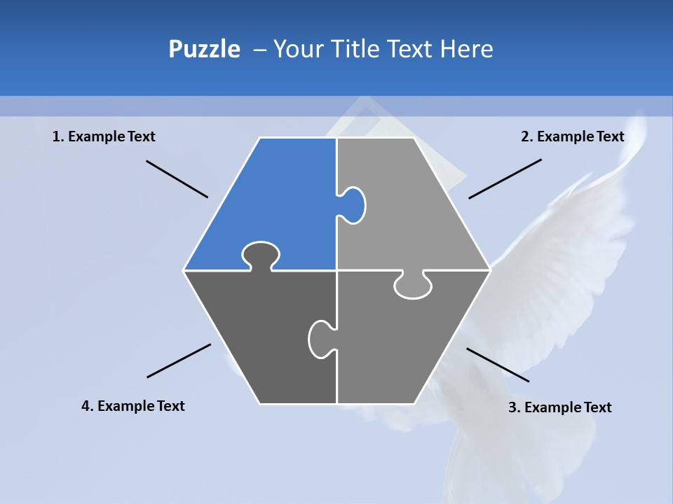 Messenger Nature Peace PowerPoint Template