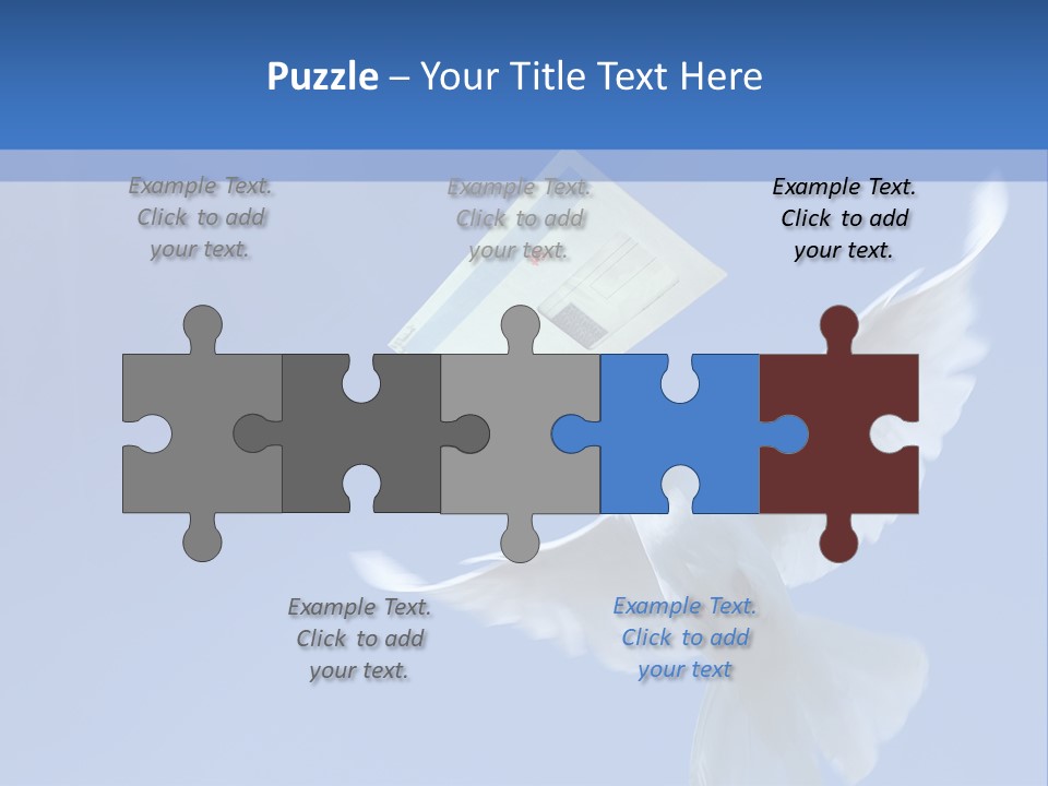 Messenger Nature Peace PowerPoint Template