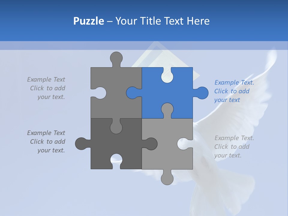 Messenger Nature Peace PowerPoint Template