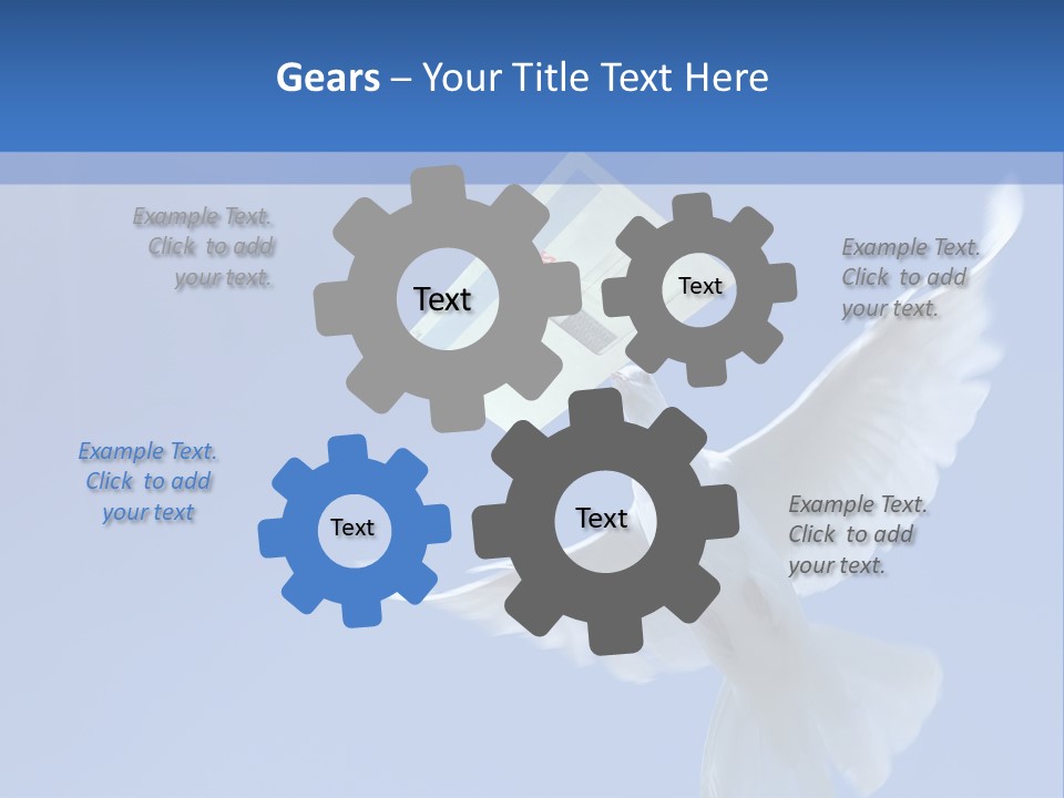 Messenger Nature Peace PowerPoint Template