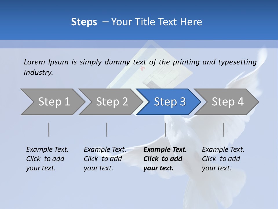 Messenger Nature Peace PowerPoint Template