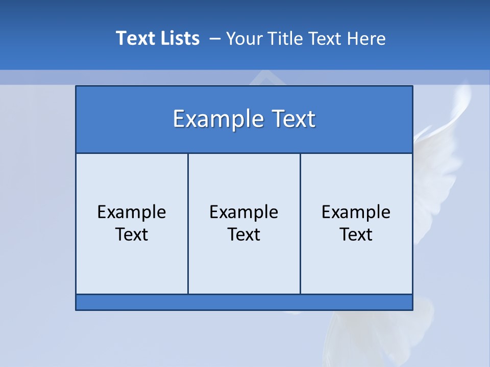 Messenger Nature Peace PowerPoint Template