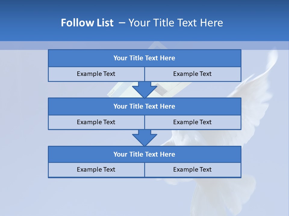 Messenger Nature Peace PowerPoint Template