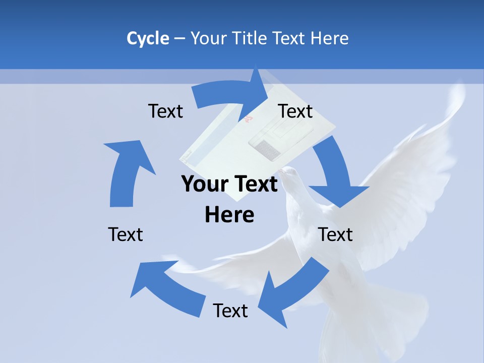 Messenger Nature Peace PowerPoint Template