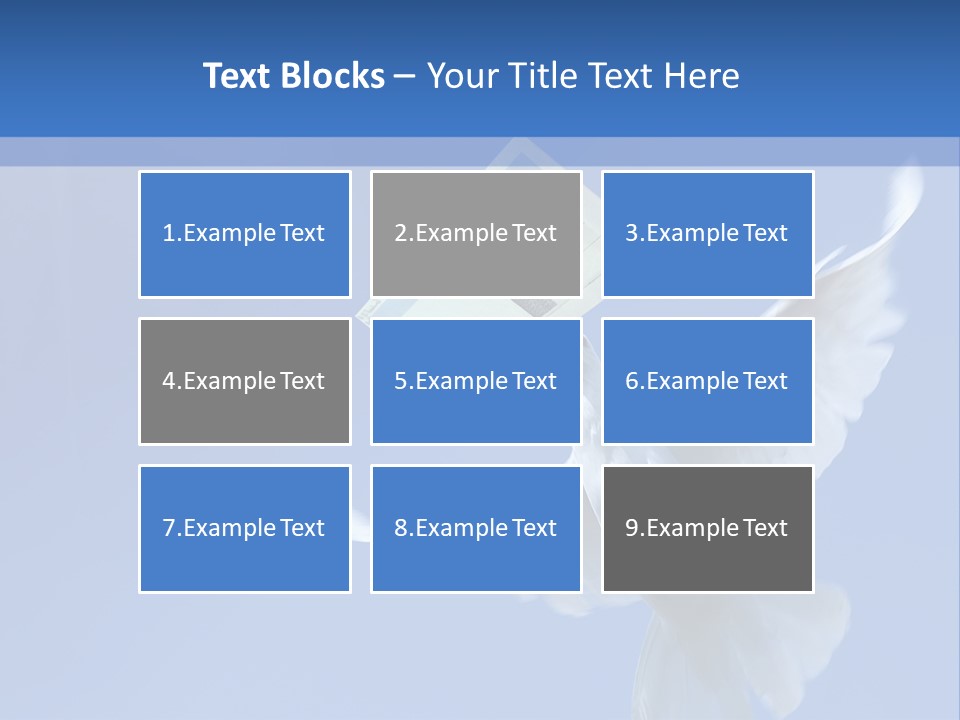 Messenger Nature Peace PowerPoint Template