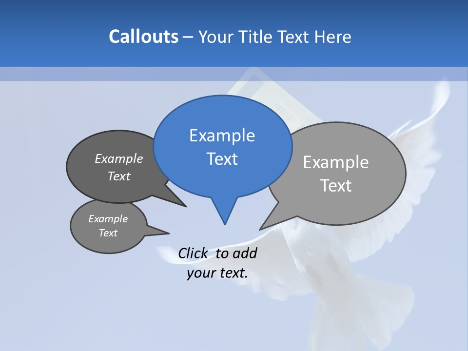 Messenger Nature Peace PowerPoint Template