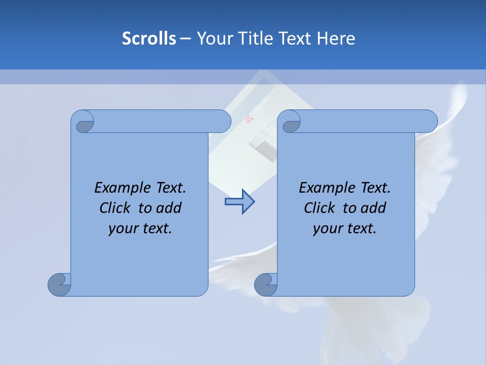 Messenger Nature Peace PowerPoint Template