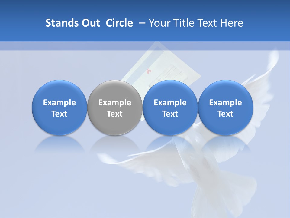 Messenger Nature Peace PowerPoint Template