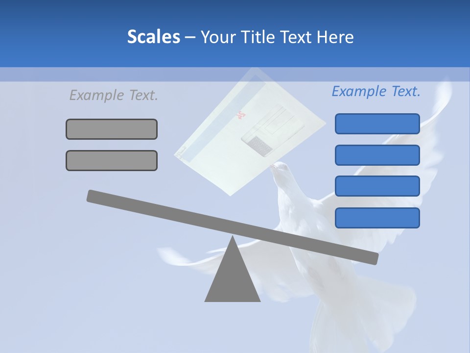 Messenger Nature Peace PowerPoint Template