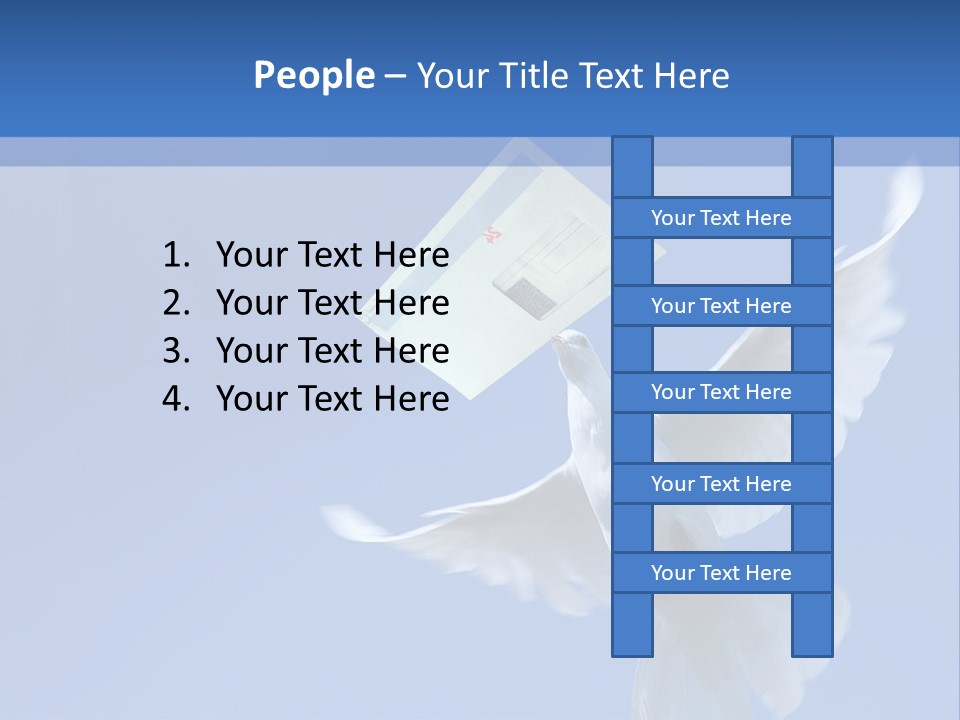 Messenger Nature Peace PowerPoint Template