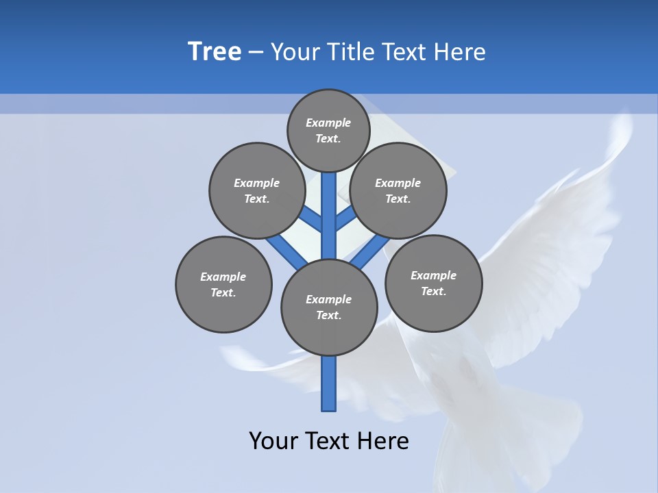 Messenger Nature Peace PowerPoint Template
