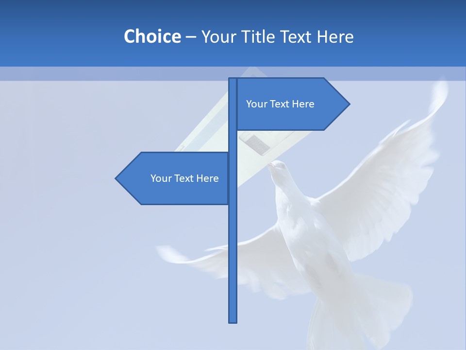 Messenger Nature Peace PowerPoint Template