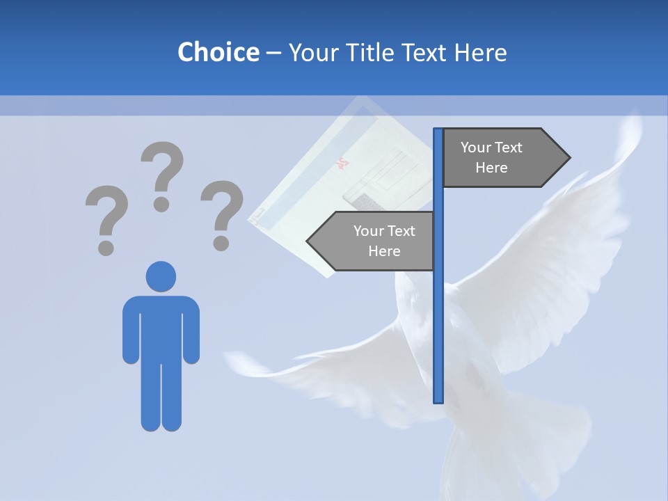Messenger Nature Peace PowerPoint Template