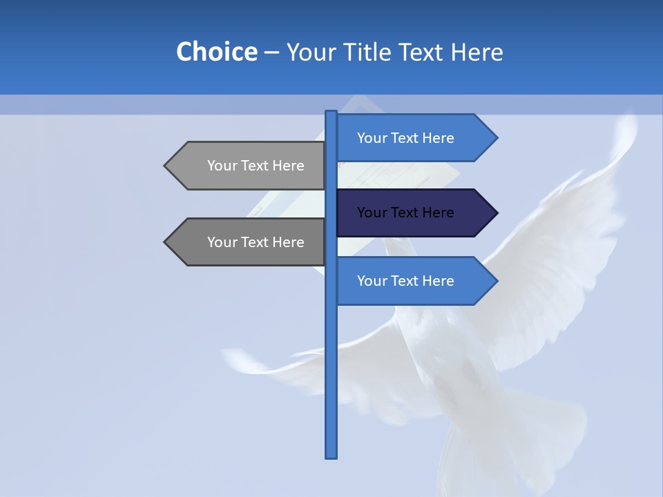 Messenger Nature Peace PowerPoint Template