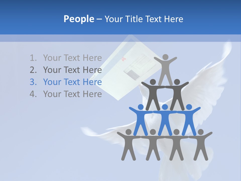 Messenger Nature Peace PowerPoint Template