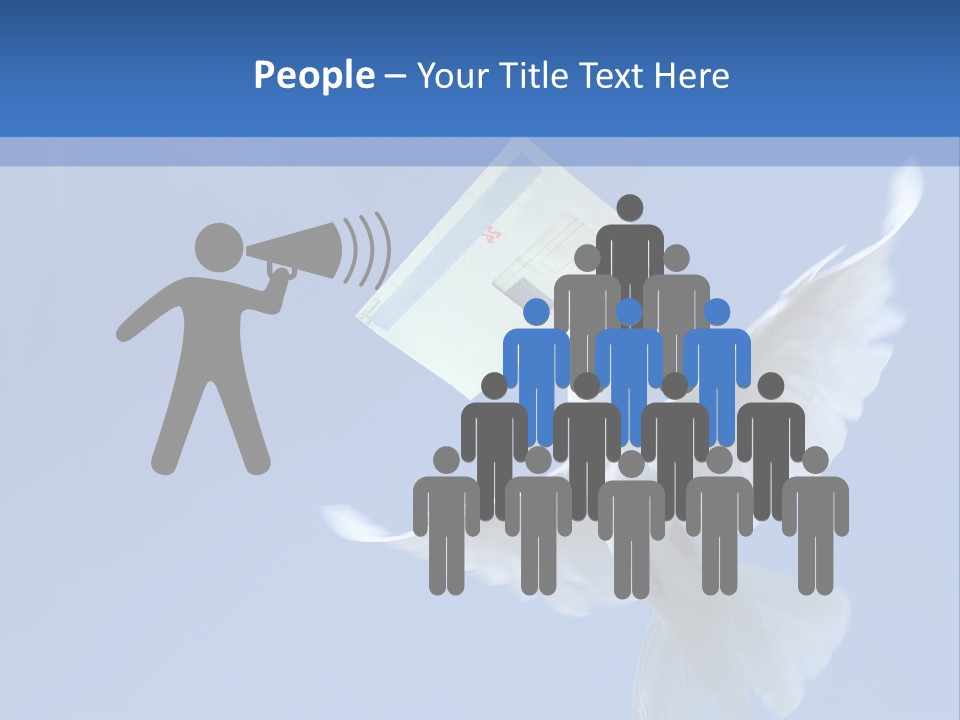 Messenger Nature Peace PowerPoint Template