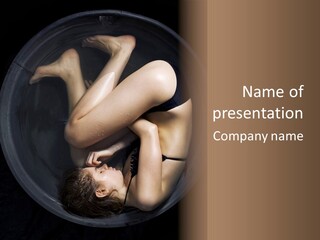 Studio Relaxation Person PowerPoint Template