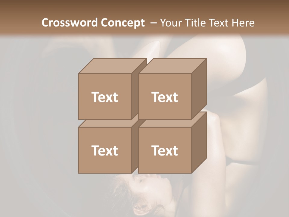 Studio Relaxation Person PowerPoint Template