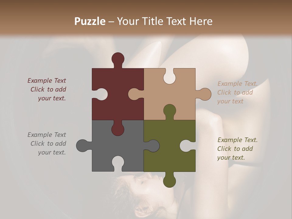 Studio Relaxation Person PowerPoint Template