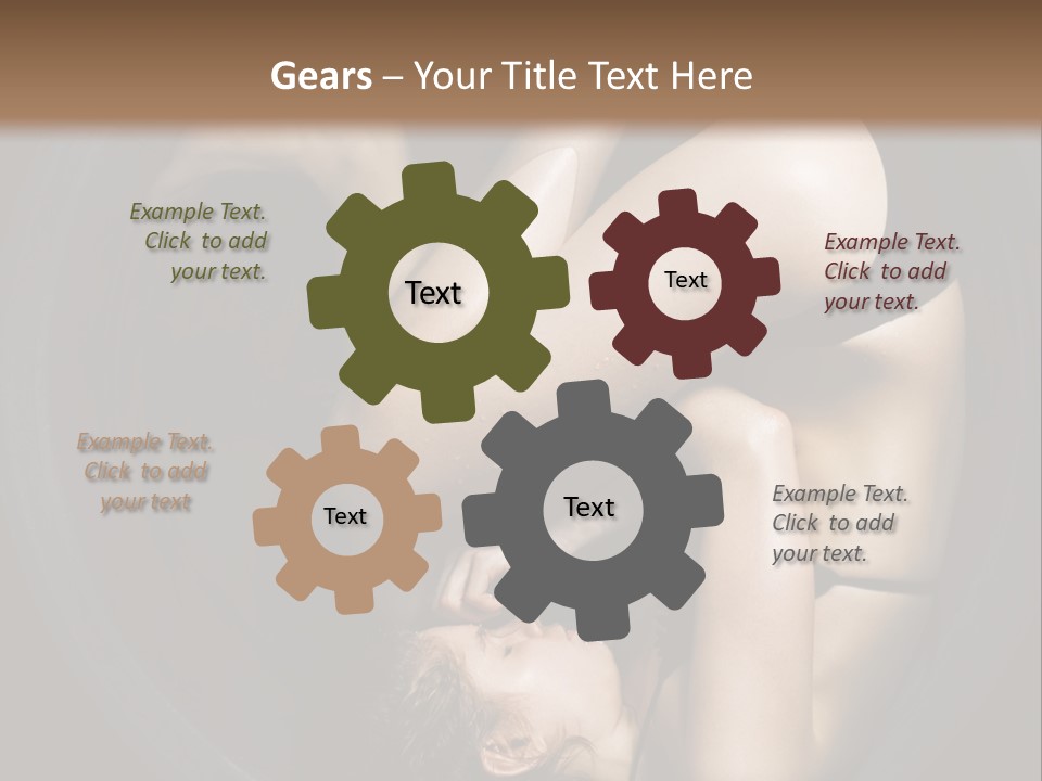 Studio Relaxation Person PowerPoint Template